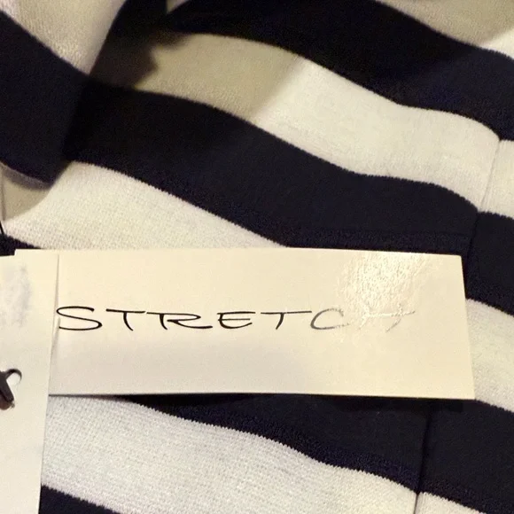 Amanda & Chelsea Navy and White Striped Blazer - Picture 11 of 11